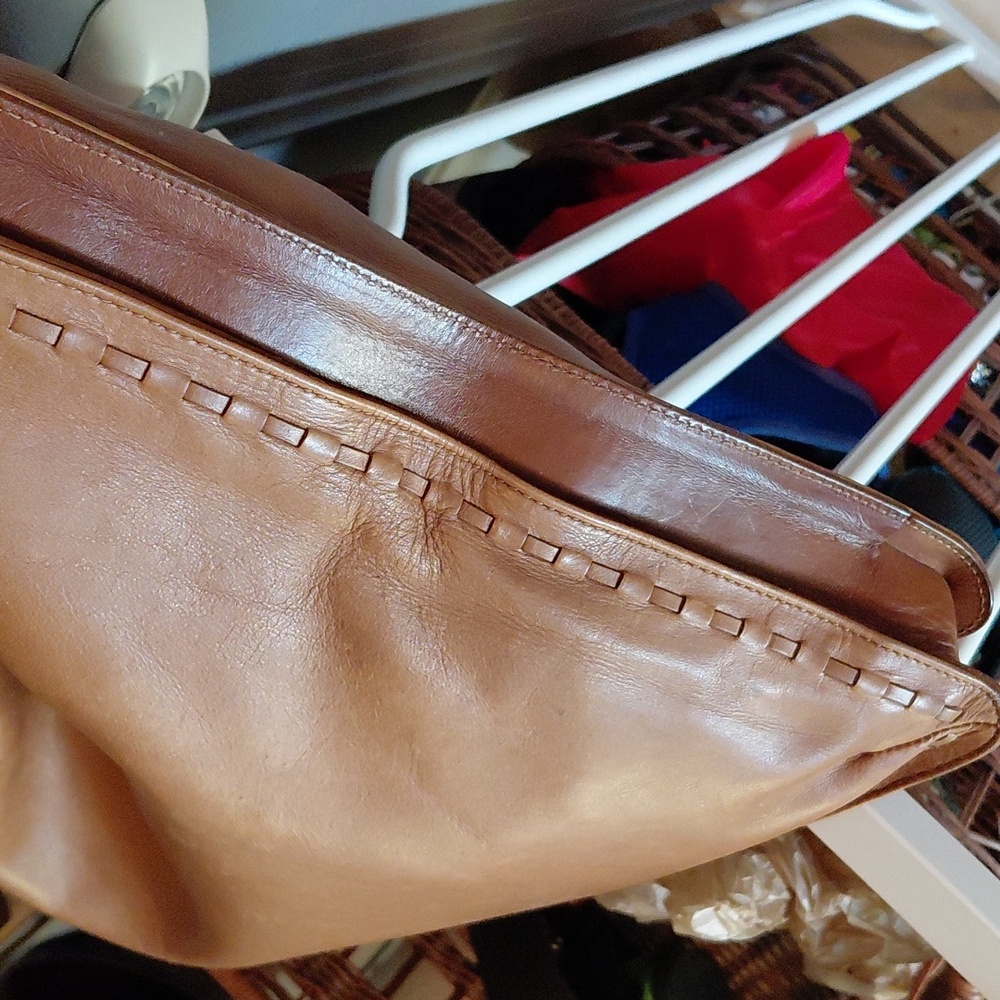 VINTAGE COACH LAST ONE BRAIDED FEEDSACK HOBO BAG - Picture 8 of 17
